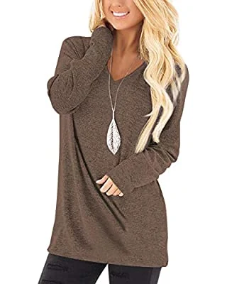 Womens Sweatshirts Crewneck Loose Fitting Tops for Women