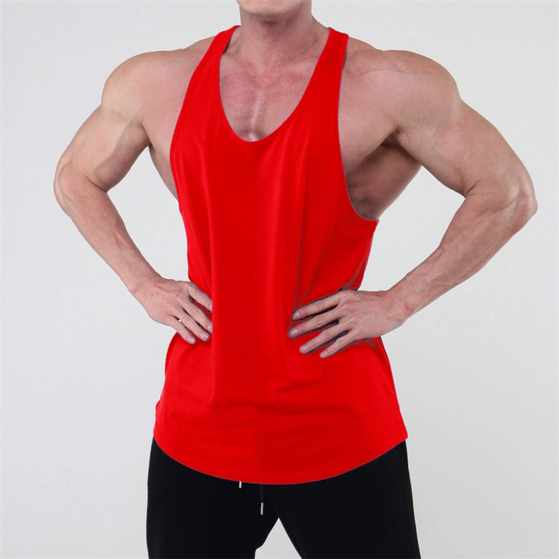 2022 Summer Blank Tank Top Men Sexy Stringer Gym Muscle Sport Mens Vests